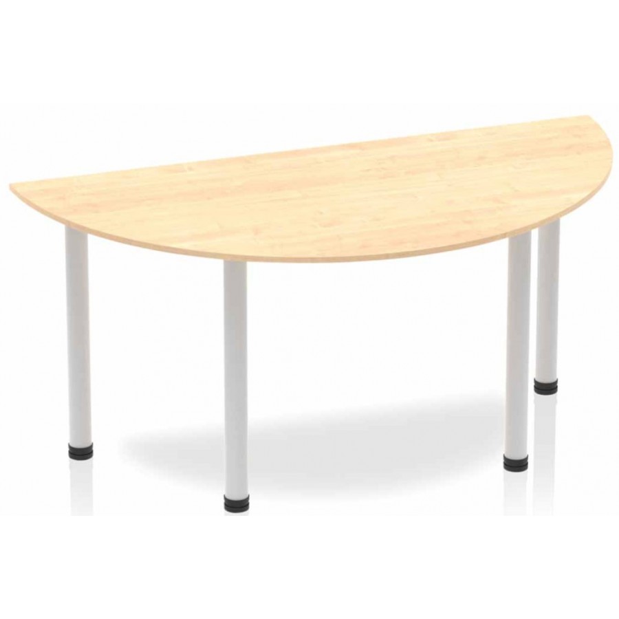 Rayleigh Post Leg Semi Circle Table